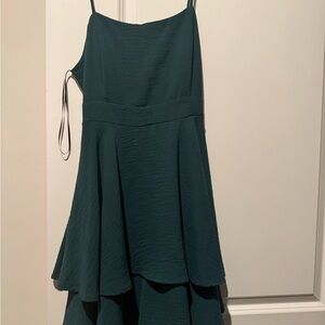 Lovely Day Dark Green Dress